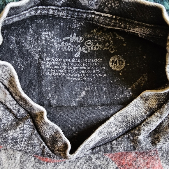 Rolling Stones tie dye effect t-shirt, size M - Picture 3 of 6